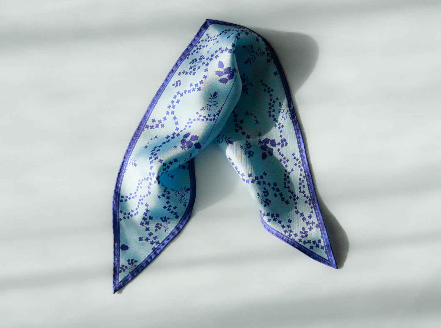 Silk diamond size scarf, Sky Garden