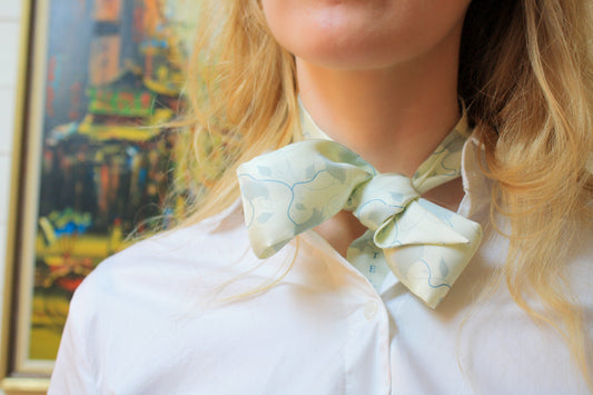 Silk twilly scarf, Morning Reverie